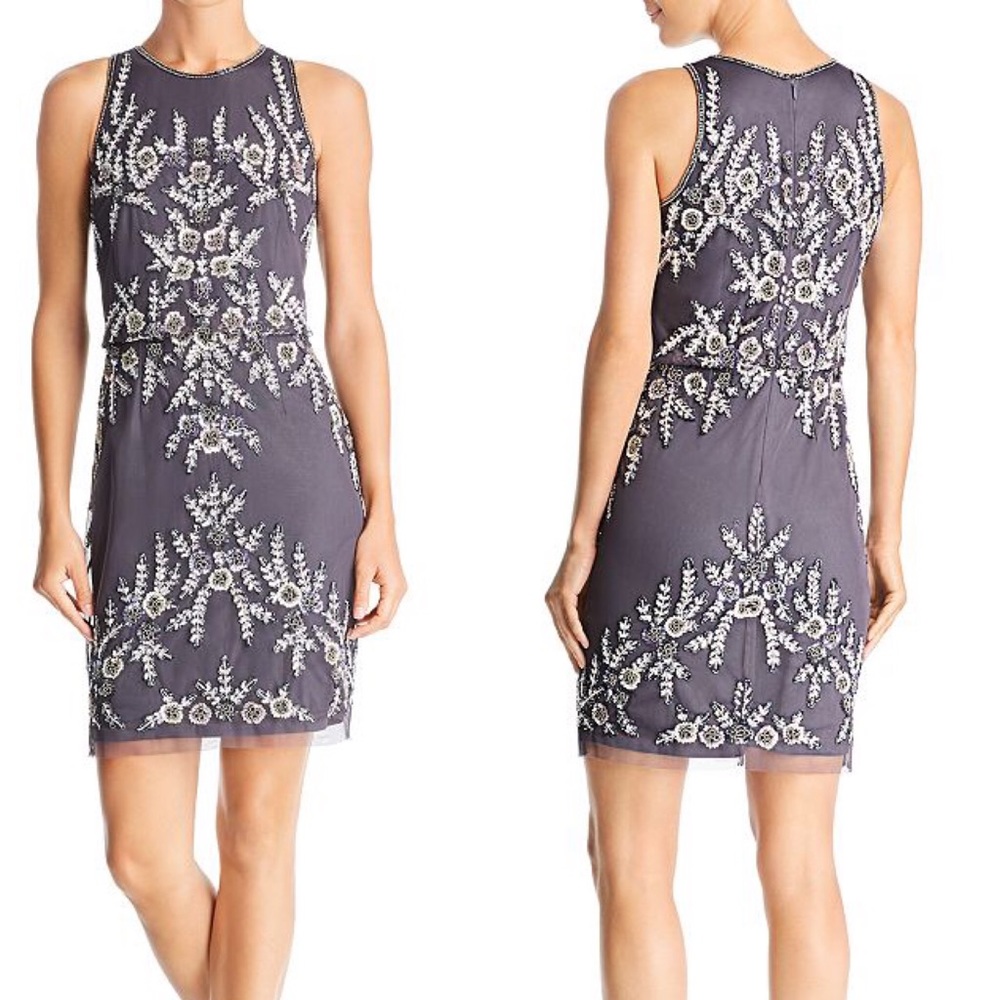 Adrianna Papell Beaded Gown